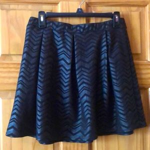 Black patterned skirt